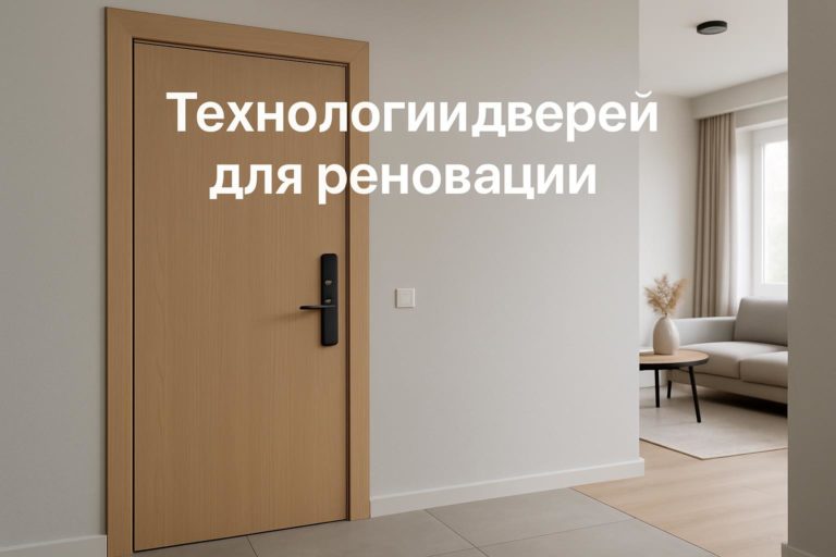 Обзор новых технологических решений в дверях для реновации — энергоэффективность, умные системы и современные материалы.