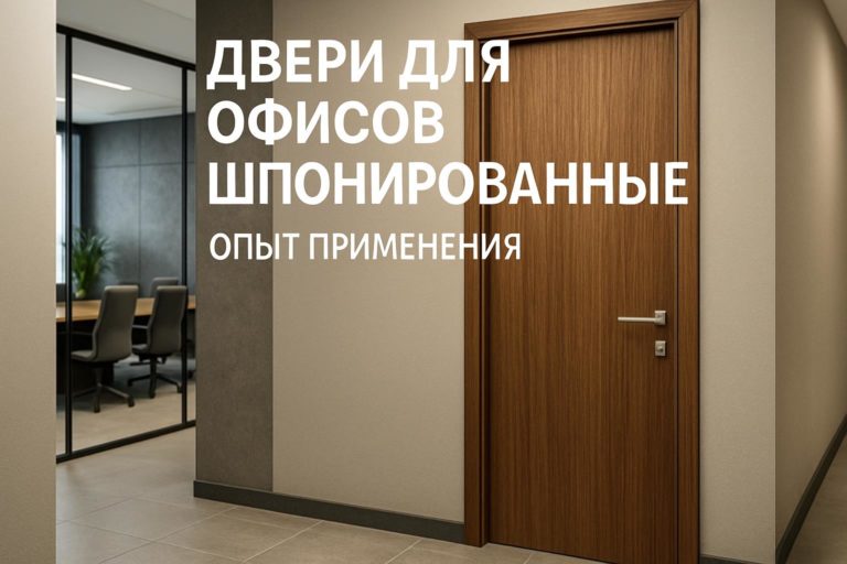 Практическое руководство по выбору шпонированных дверей для офисов. Особенности, требования и примеры установки в статусных интерьерах.