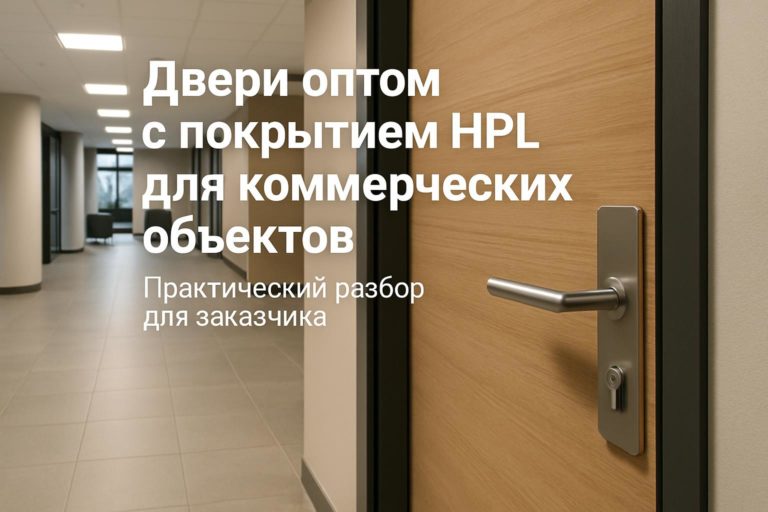 Подробный разбор назначения, выбора и особенностей дверей с HPL-покрытием для гостиниц, офисов, медицинских учреждений и B2B объектов.