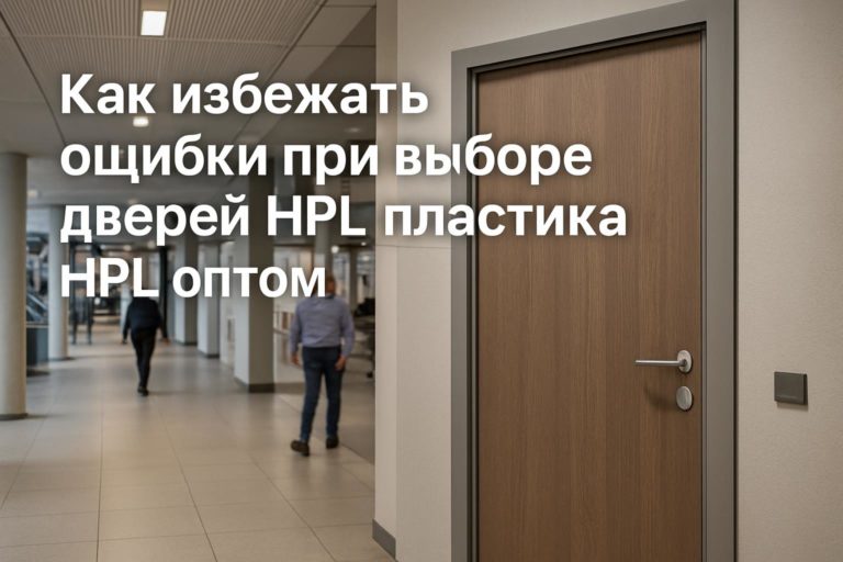 Разбор ошибок выбора дверей оптом с HPL-покрытием для гостиниц, офисов и медицинских учреждений. Практические советы для проектировщиков и заказчиков.