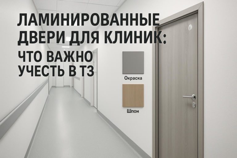 Как правильно выбрать ламинированные двери для клиник: сравнение с окраской и шпоном, ключевые требования и практические советы для проектировщиков и заказчиков