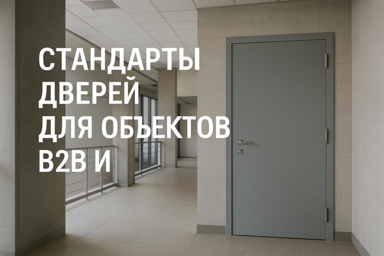 Изучите последние изменения в стандартах дверей для гостиниц, офисов, медицинских и учебных заведений, а также для реновации и других B2B и B2G объектов.
