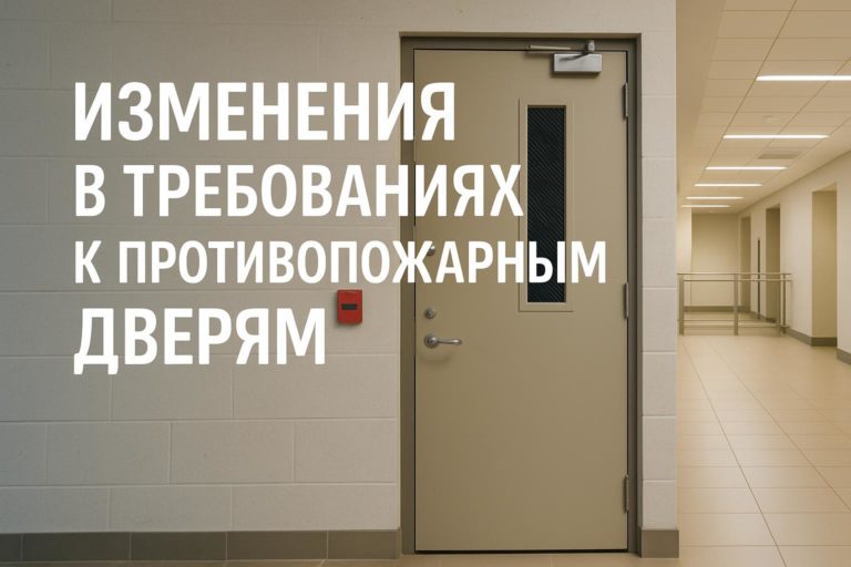 С 1 сентября 2024 года вступили в силу изменения в ГОСТ Р 59642-2021, касающиеся противопожарных дверей и заполнения проемов в противопожарных преградах. Узнайт