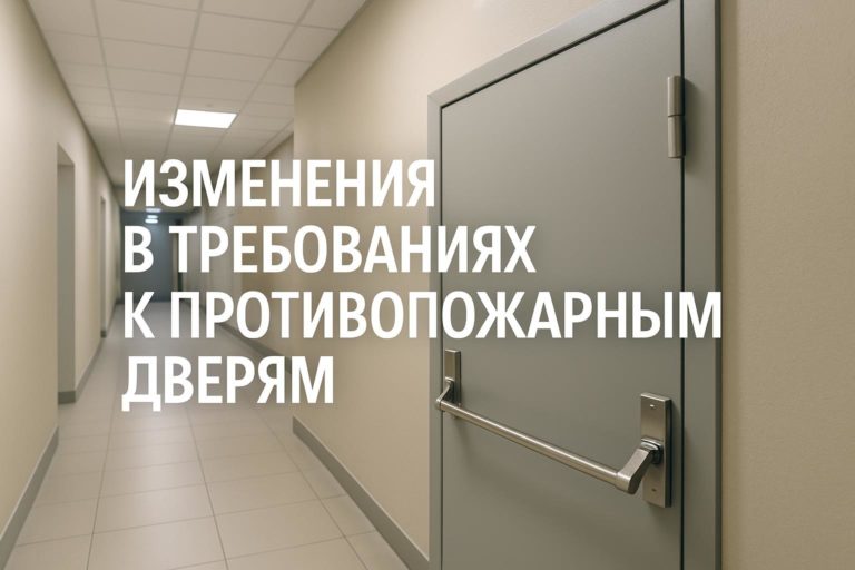 С 1 сентября 2024 года вступили в силу изменения в ГОСТ Р 59642-2021, касающиеся противопожарных дверей и заполнения проемов в противопожарных преградах. Узнайт