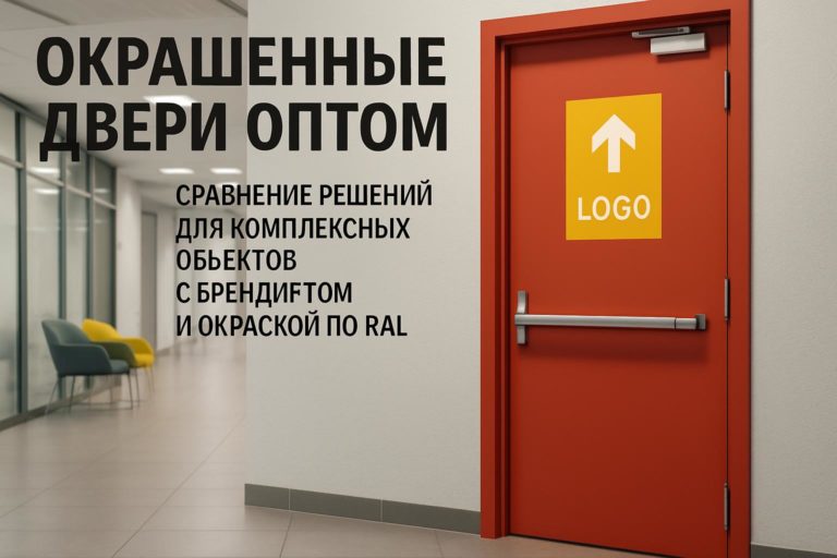 Выбираем окрашенные двери оптом для гостиниц, офисов и медучреждений: варианты отделок, преимущества и рекомендации по проекту.