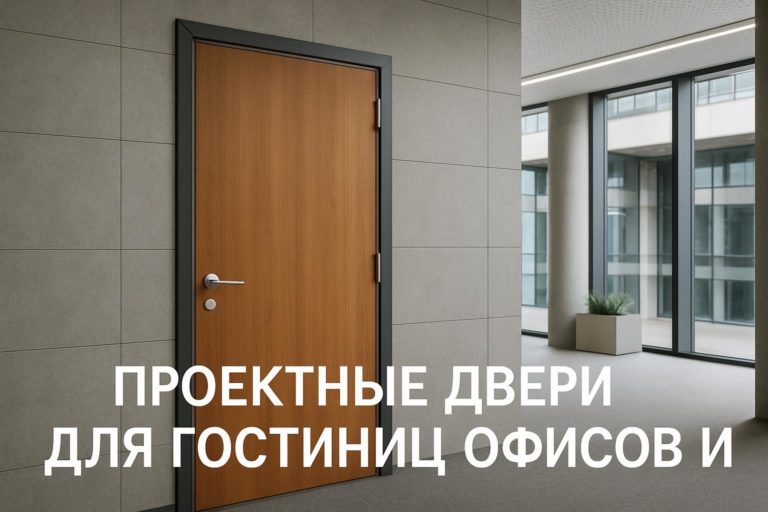 Производство проектных дверей: внутренние, противопожарные, звукоизоляционные для объектов B2B и B2G. Выбор и отделки под требования заказчика.