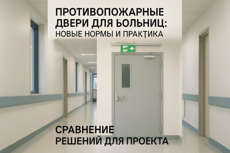 Обзор требований и практических решений по противопожарным дверям для больниц. Руководство для собственников, проектировщиков и строительных компаний.