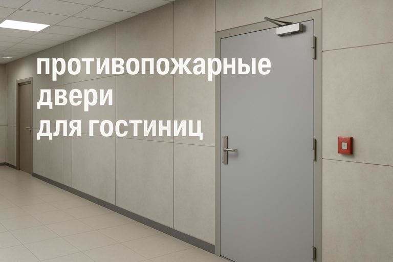 Обзор противопожарных дверей для гостиниц, клиник и школ с акцентом на соответствие нормам и выбор отделок.