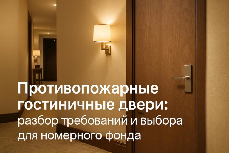 Разбор требований и материалов для противопожарных дверей в гостиничных номерах. Полезно собственникам, дизайнерам, строителям и дилерам.