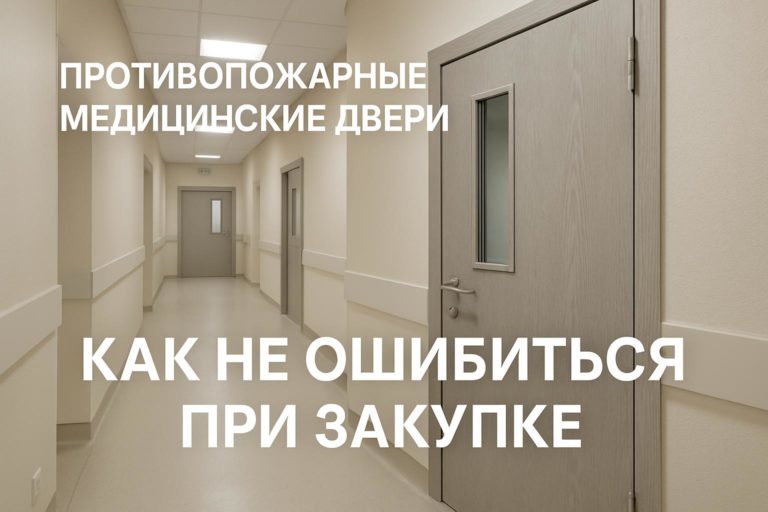 Практические советы по выбору противопожарных медицинских дверей для больниц и клиник. Как пройти экспертизу и избежать ошибок при закупке.