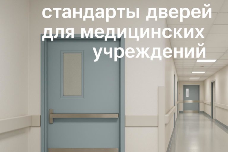 Ключевые требования к дверям для медицинских учреждений: противопожарность, звукоизоляция, влагостойкость и безопасность.
