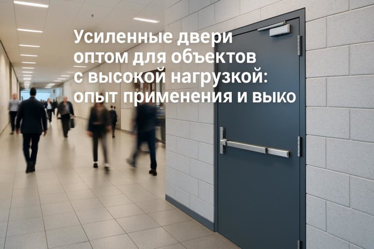 Практическое руководство по выбору усиленных дверей оптом для гостиниц, офисов, клиник и учебных заведений с учетом износостойкости и нагрузки.