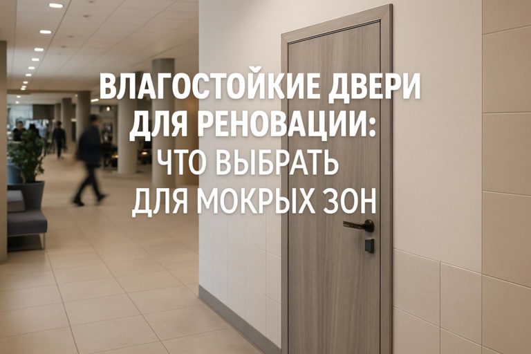 Как выбрать влагостойкие двери для реновации объектов с мокрыми зонами, какие параметры важны и что учесть в техническом задании для долгой службы.