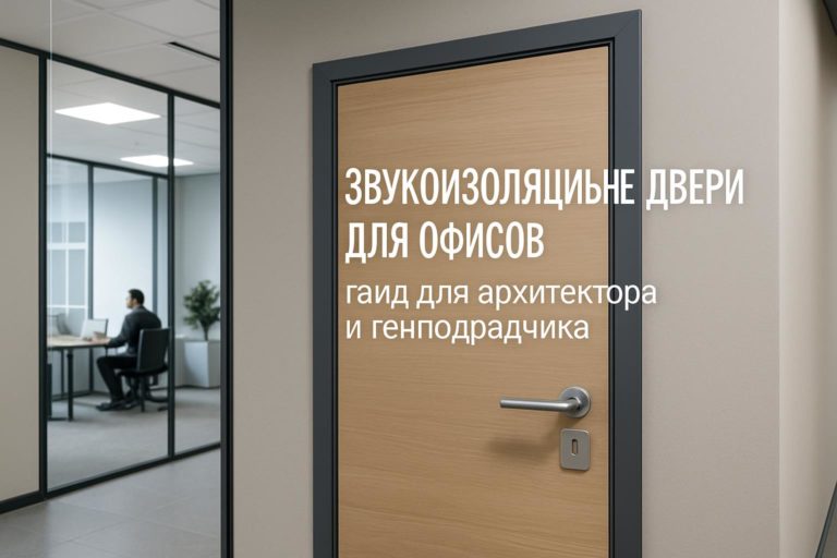 Как правильно выбрать звукоизоляционные двери для офисов: требования, материалы, особенности и ошибки. Практический гайд для архитекторов и застройщиков.