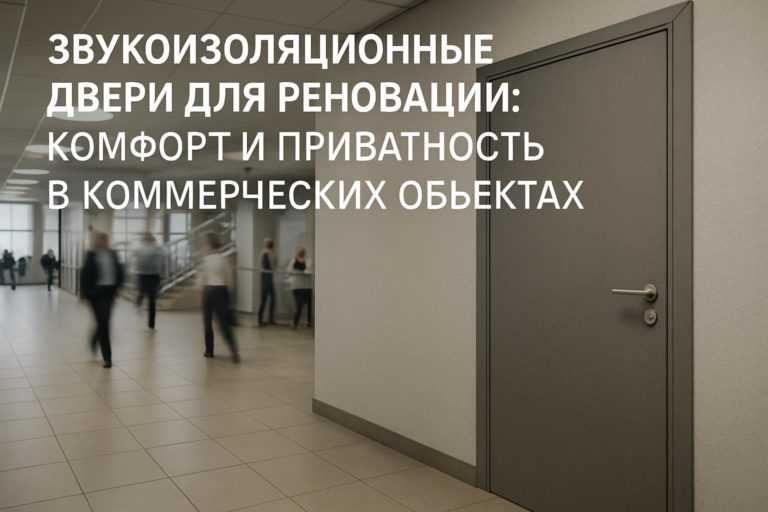Эффективные звукоизоляционные двери для реновации коммерческих и B2G объектов: требования, выбор, материалы и монтаж. Руководство для проектировщиков и собствен