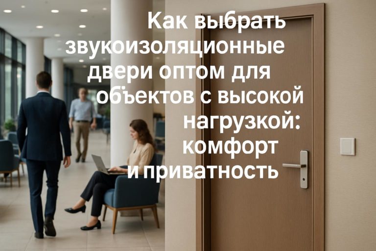 Какие звукоизоляционные двери оптом подходят для гостиниц, офисов и клиник. Практические советы по выбору, материалам, критериям и что учитывать при покупке.