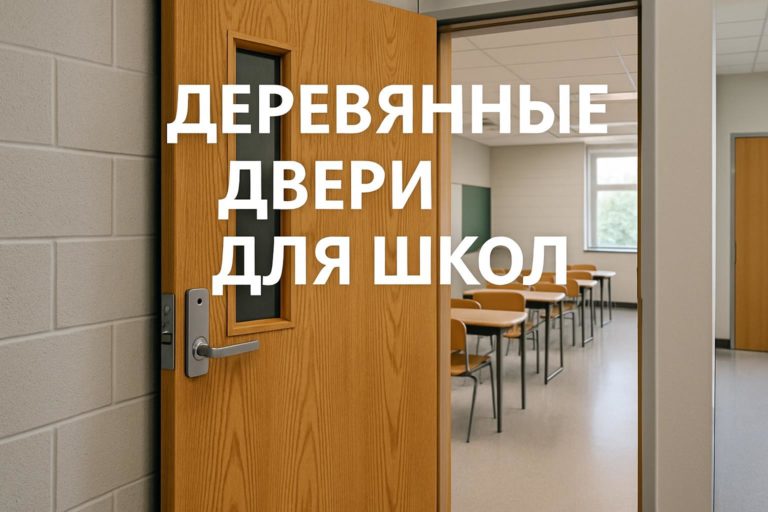 Обзор деревянных дверей для школ с акцентом на отделки и конструкции. Практические рекомендации для B2B и B2G проектов в сфере образования.