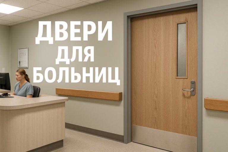 Основные требования к дверям для больниц: противопожарные, звукоизоляционные, влагостойкие и другие, важные для медучреждений.