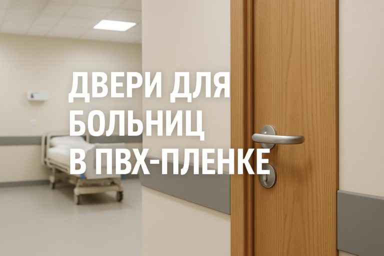 Выбираем двери для больниц: ПВХ-пленка, окраска или ламинат? Практическое сравнение для медицинских объектов с учетом требований и эксплуатации.
