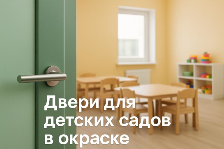 Прочные двери для детских садов в окраске RAL — как выбрать устойчивое покрытие для длительной эксплуатации в образовательных учреждениях.