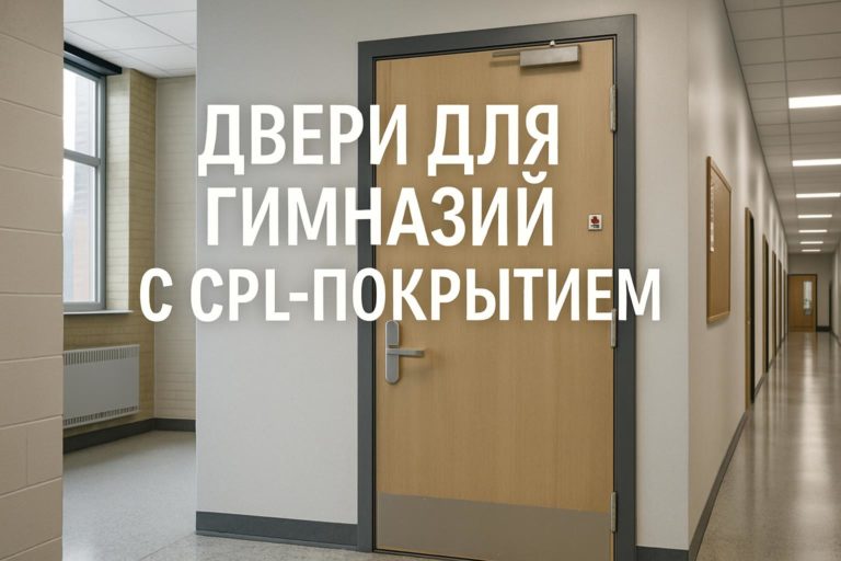 Выбор дверей для гимназий с CPL-покрытием: ключевые характеристики, преимущества и рекомендации для успешной закупки.