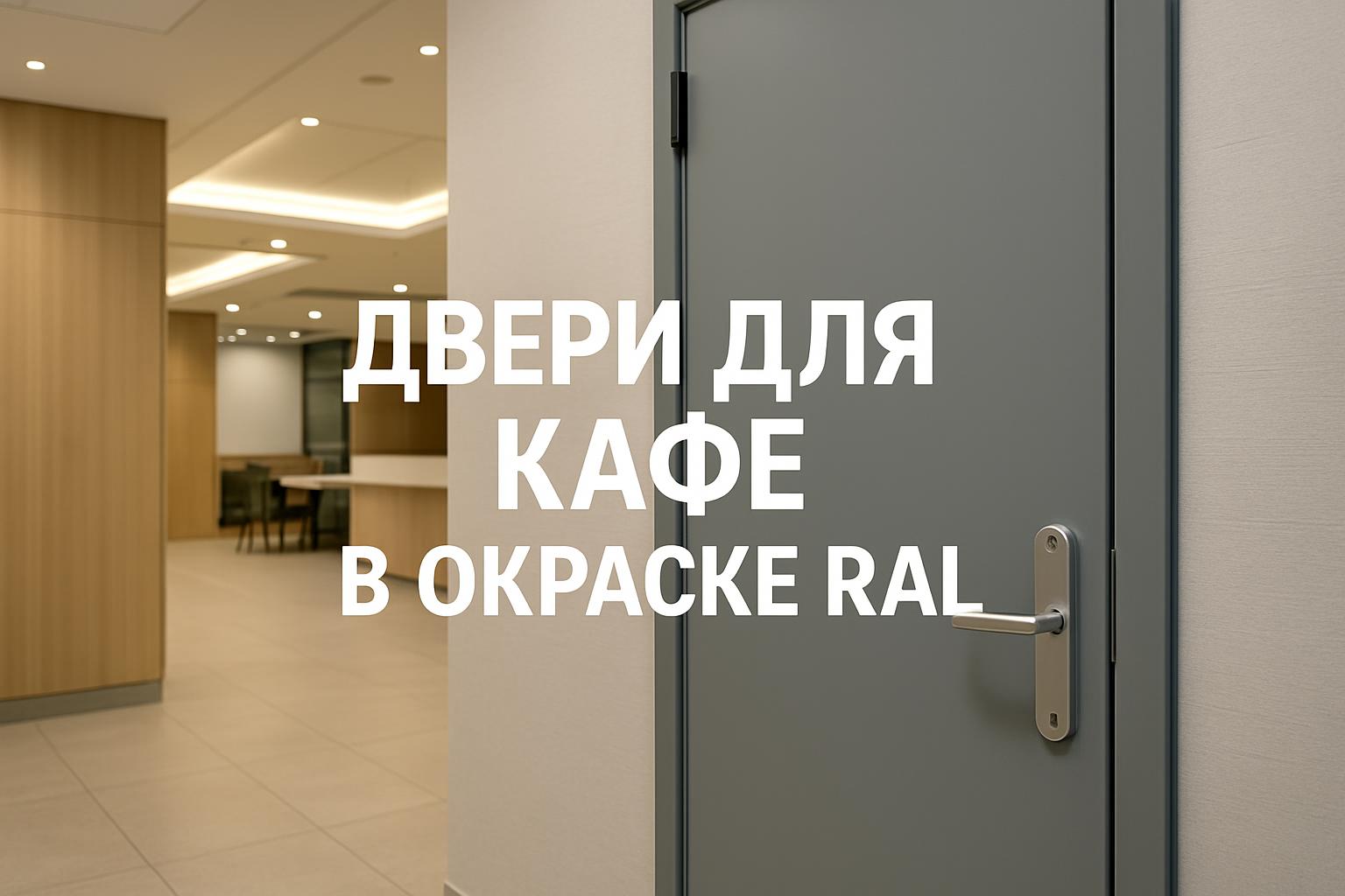 Выбор дверей для кафе в окраске RAL с учётом эксплуатации и дизайна. Практические советы для владельцев и проектировщиков.