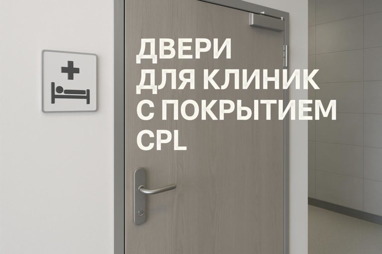 Выбор дверей для медицинских коридоров с покрытием CPL – надежность, гигиена и стойкость. Практические рекомендации для проектировщиков и заказчиков.
