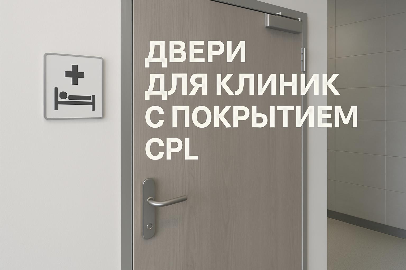 Выбор дверей для медицинских коридоров с покрытием CPL – надежность, гигиена и стойкость. Практические рекомендации для проектировщиков и заказчиков.