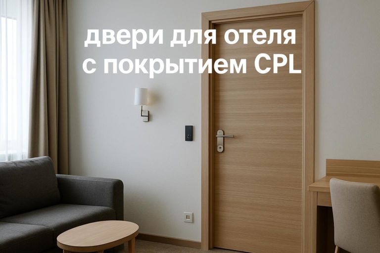 Обзор дверей для отеля с покрытием CPL и других вариантов для сервисных зон. Практические советы для девелоперов и архитекторов.