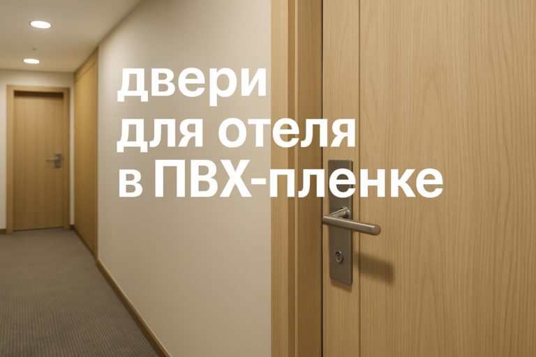 Советы по выбору дверей для гостиниц в ПВХ-пленке: долговечность, звукоизоляция и противопожарные требования для отельных интерьеров.