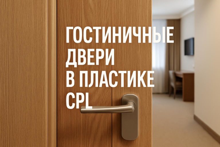 Сравнение покрытий дверей для гостиниц в сервисных зонах. Особенности использования CPL для прочности и эстетики.