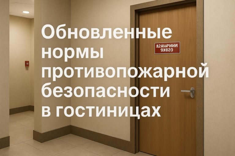 В 2024 году вступили в силу обновленные нормы противопожарной безопасности для гостиниц. Узнайте, как они влияют на проектирование дверей и отделку помещений.