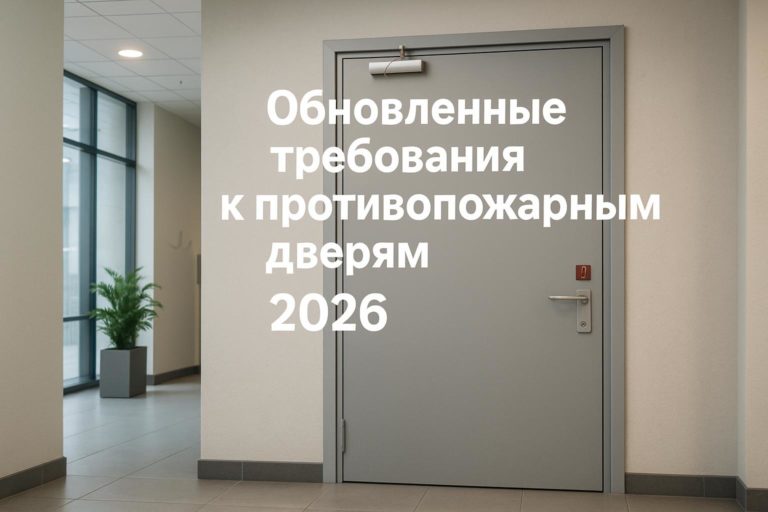 Узнайте о новых требованиях к противопожарным дверям, вступивших в силу с 1 января 2026 года, и их влиянии на проектирование и эксплуатацию объектов.