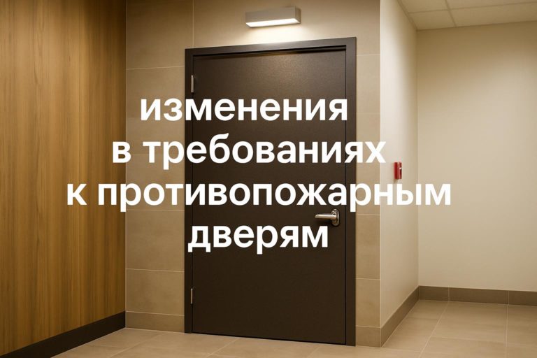 Анализ изменений в требованиях к противопожарным дверям, их влияние на проектирование гостиниц, офисов, медицинских и учебных заведений.