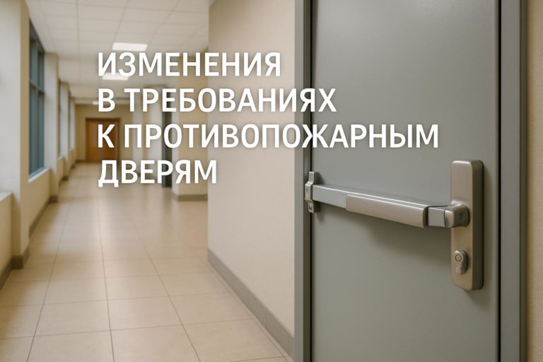 С 1 сентября 2024 года вступили в силу изменения в ГОСТ Р 59642-2021, касающиеся противопожарных дверей и заполнения проемов в противопожарных преградах. Узнайт