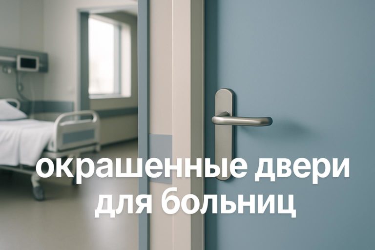 Что важно учесть при выборе окрашенных дверей для больниц с точки зрения цветовой навигации и соответствия интерьеру.