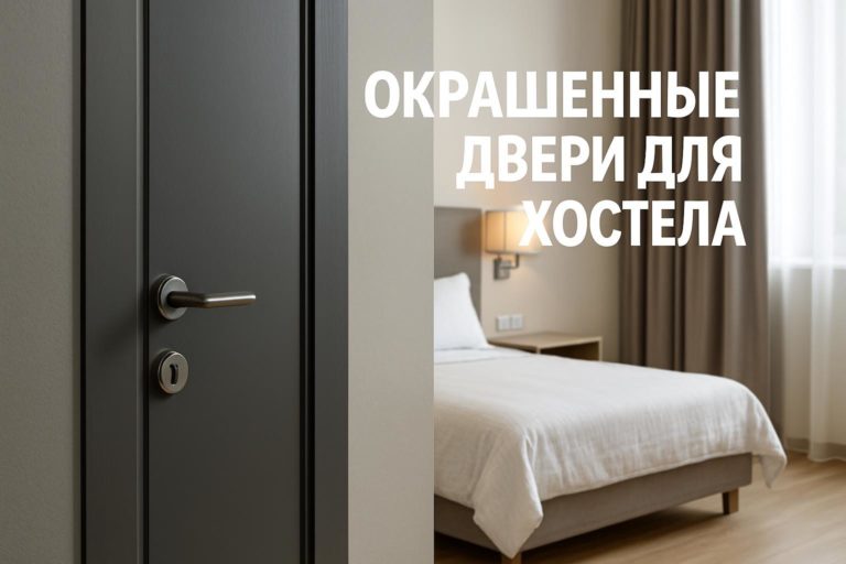 Советы по выбору окрашенных дверей для хостелов с учетом эксплуатации, отделки и фирменного стиля.