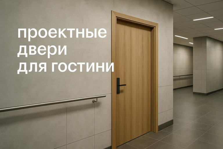 Производство проектных дверей для гостиниц, медицинских и учебных заведений: противопожарные, звукоизоляционные, усиленные и другие решения для B2B и B2G.