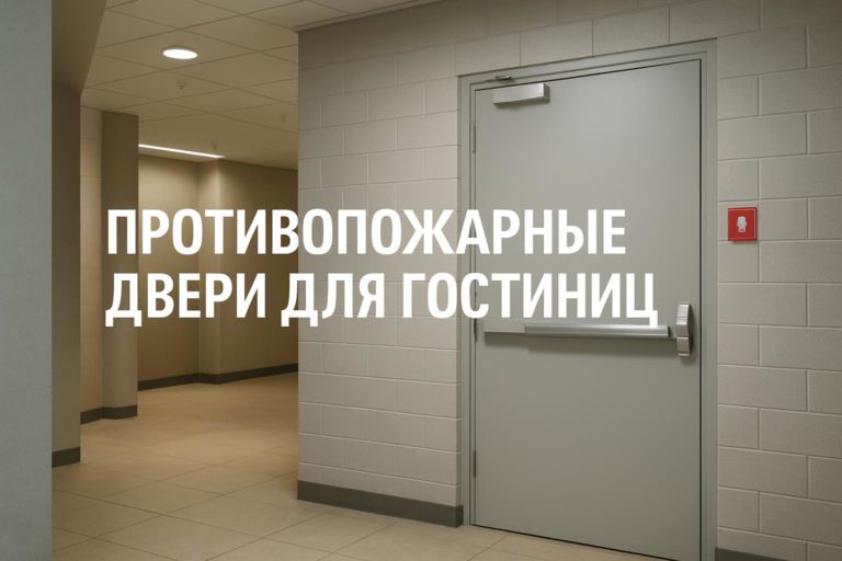 Как правильно выбрать и сертифицировать противопожарные двери для гостиниц, медицинских и учебных заведений. Обзор технологий и отделок.