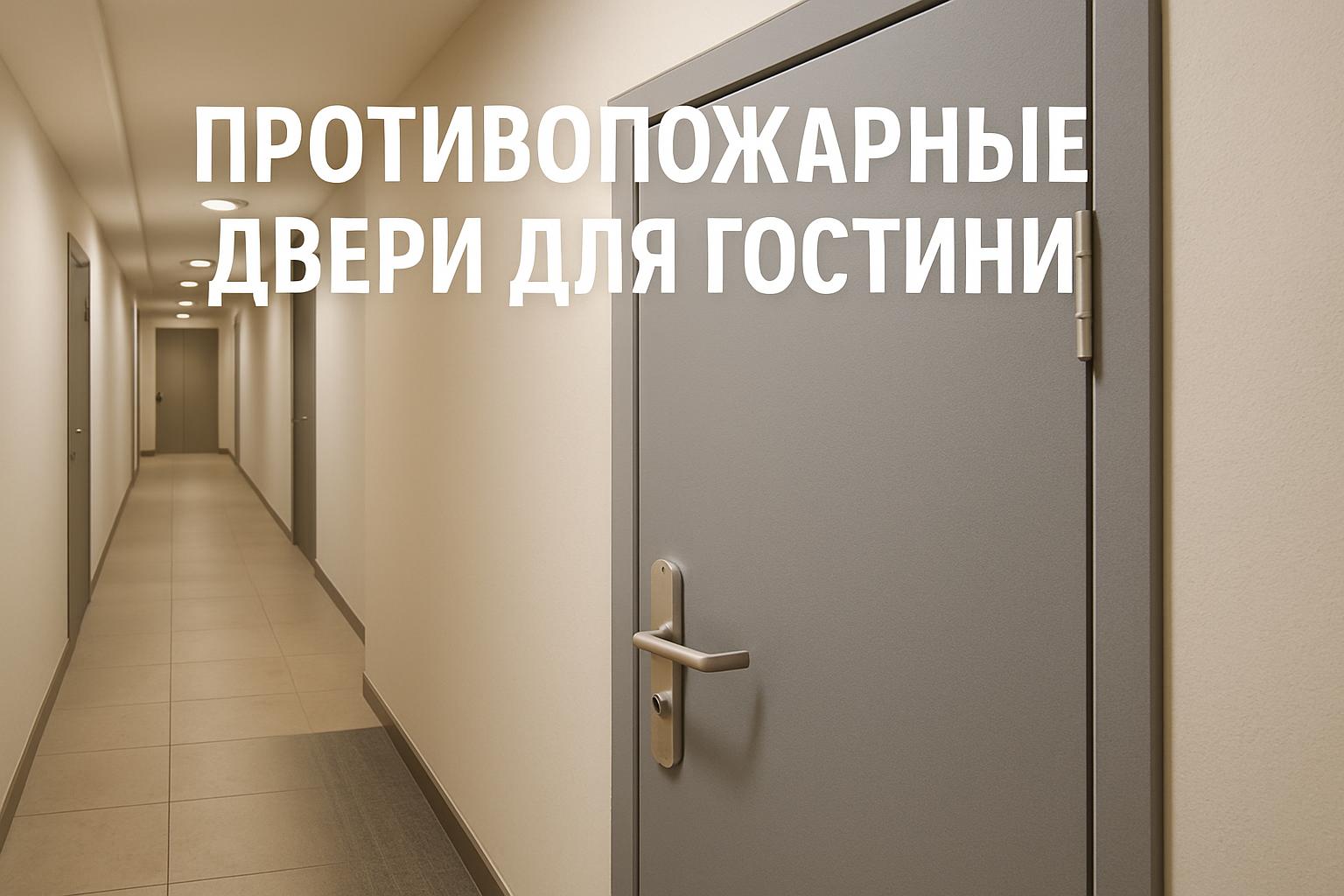 Узнайте все о противопожарных дверях для гостиниц: нормы, виды, отделки и как правильно выбрать для безопасности и комфорта объектов B2B и B2G.