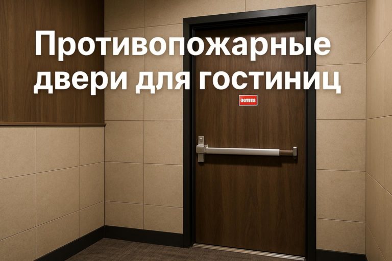 Как выбрать противопожарные двери для гостиниц и объектов B2B и B2G с учетом нормативов, отделок и типов конструкций.