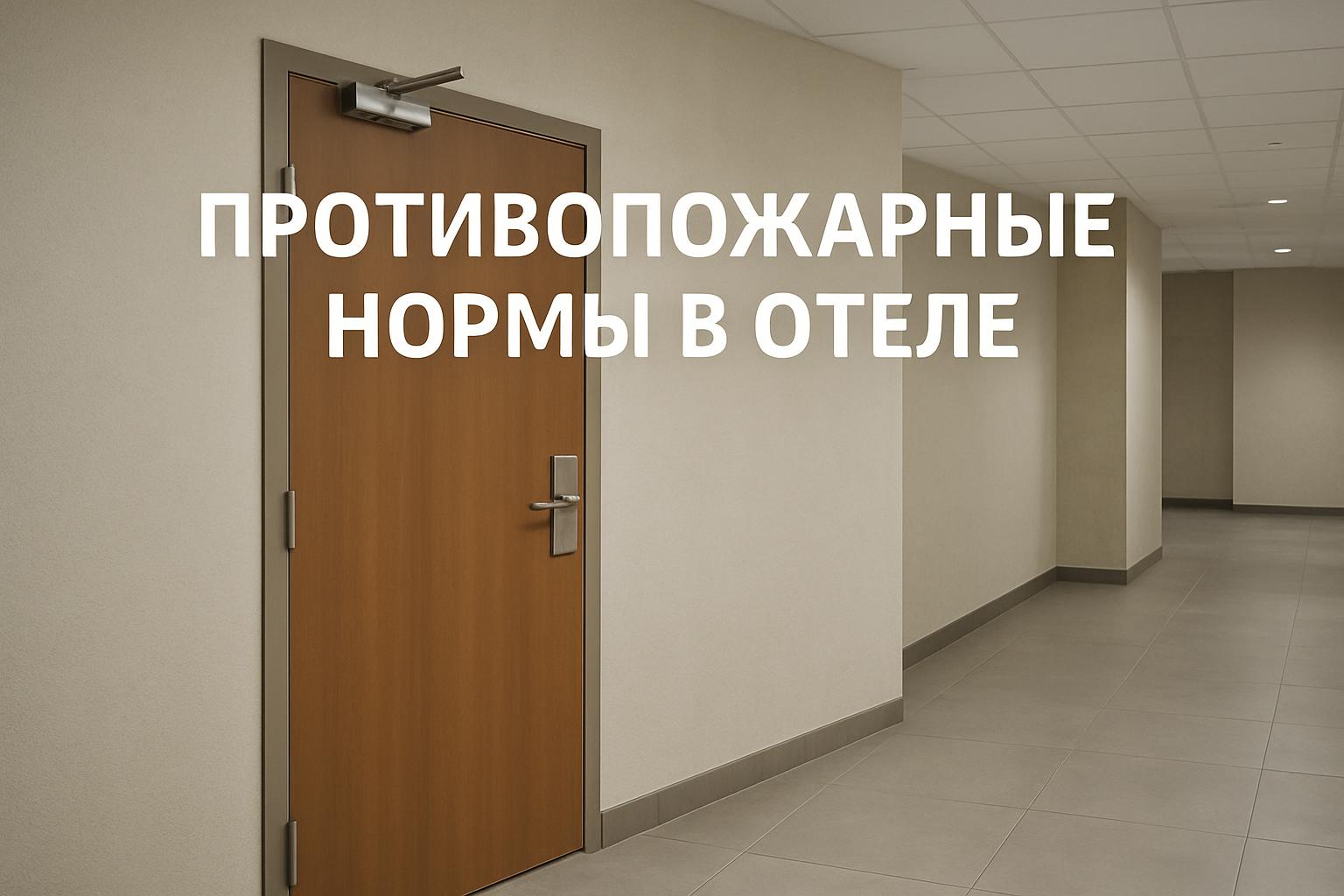 Узнайте о требованиях к противопожарным дверям для гостиниц, их типах и отделках, а также важности сертификации и звукоизоляции.
