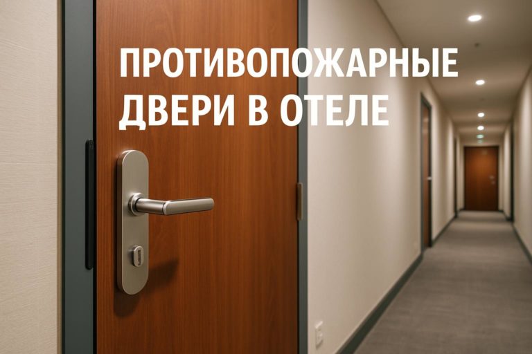 Как выбрать противопожарные двери для гостиниц, соответствующие нормам безопасности. Варианты отделки и звукоизоляция для B2B и B2G объектов.