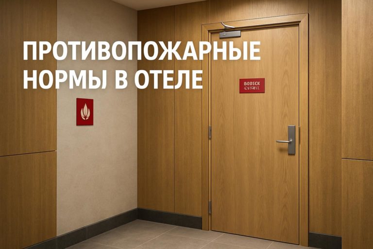 Узнайте, как выбрать противопожарные двери для гостиниц, отвечающие нормам и требованиям безопасности, с учетом звукоизоляции и отделки.
