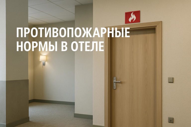 Как правильно выбрать противопожарные гостиничные двери с учетом норм безопасности, звукоизоляции и отделки для объектов B2B и B2G.