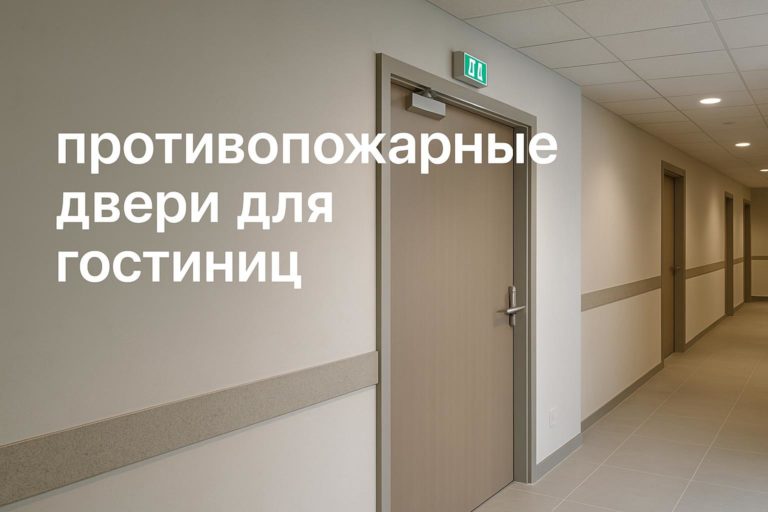 Обеспечьте безопасность объектов: правильный выбор противопожарных дверей для гостиниц и офисов с учетом нормативов и звукоизоляции.