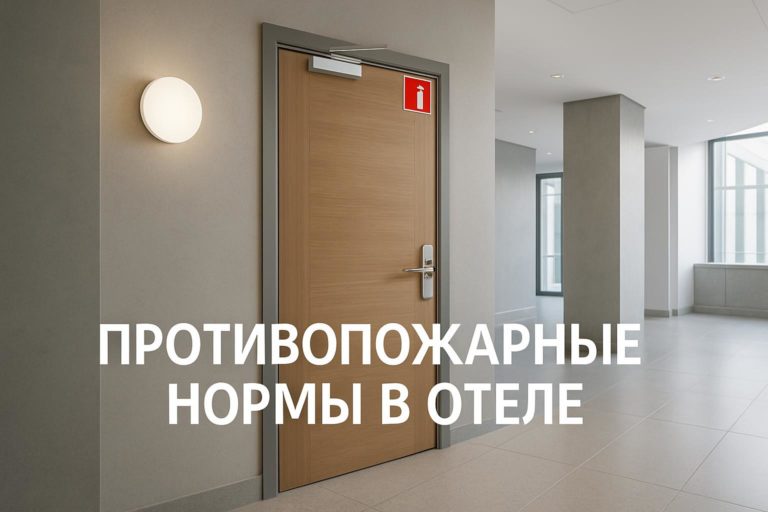 Как выбрать противопожарные двери для гостиниц, соответствующие нормам и требованиям объектов B2B и B2G.