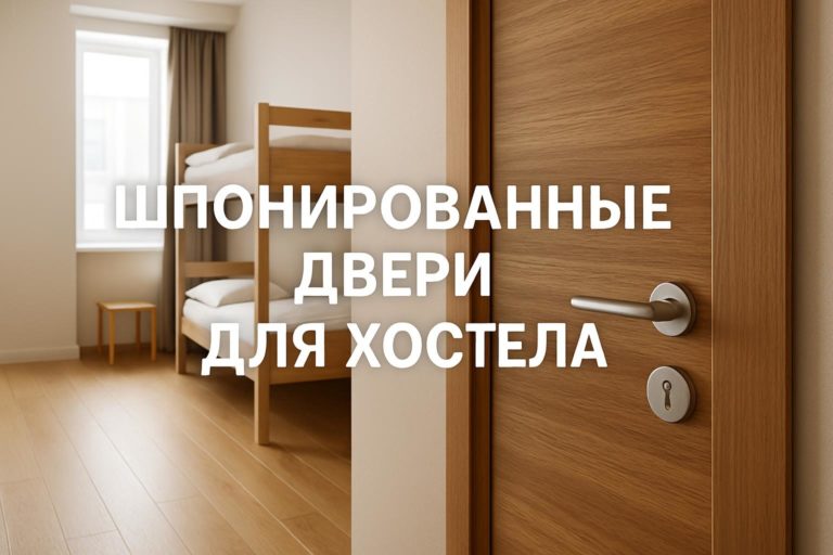 Шпонированные двери для хостела обеспечивают надежность и стиль, отвечая требованиям гостиничных дверей по звукоизоляции и противопожарной безопасности.