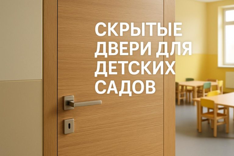 Как избежать типичных ошибок при проектировании скрытых дверей для детских садов и что важно учесть в техническом задании.