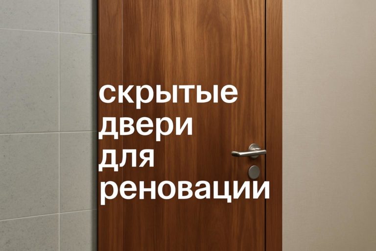 Чек-лист девелопера по скрытым дверям для реновации с акцентом на узлы и примыкания в гостиницах, офисах и медицинских учреждениях.
